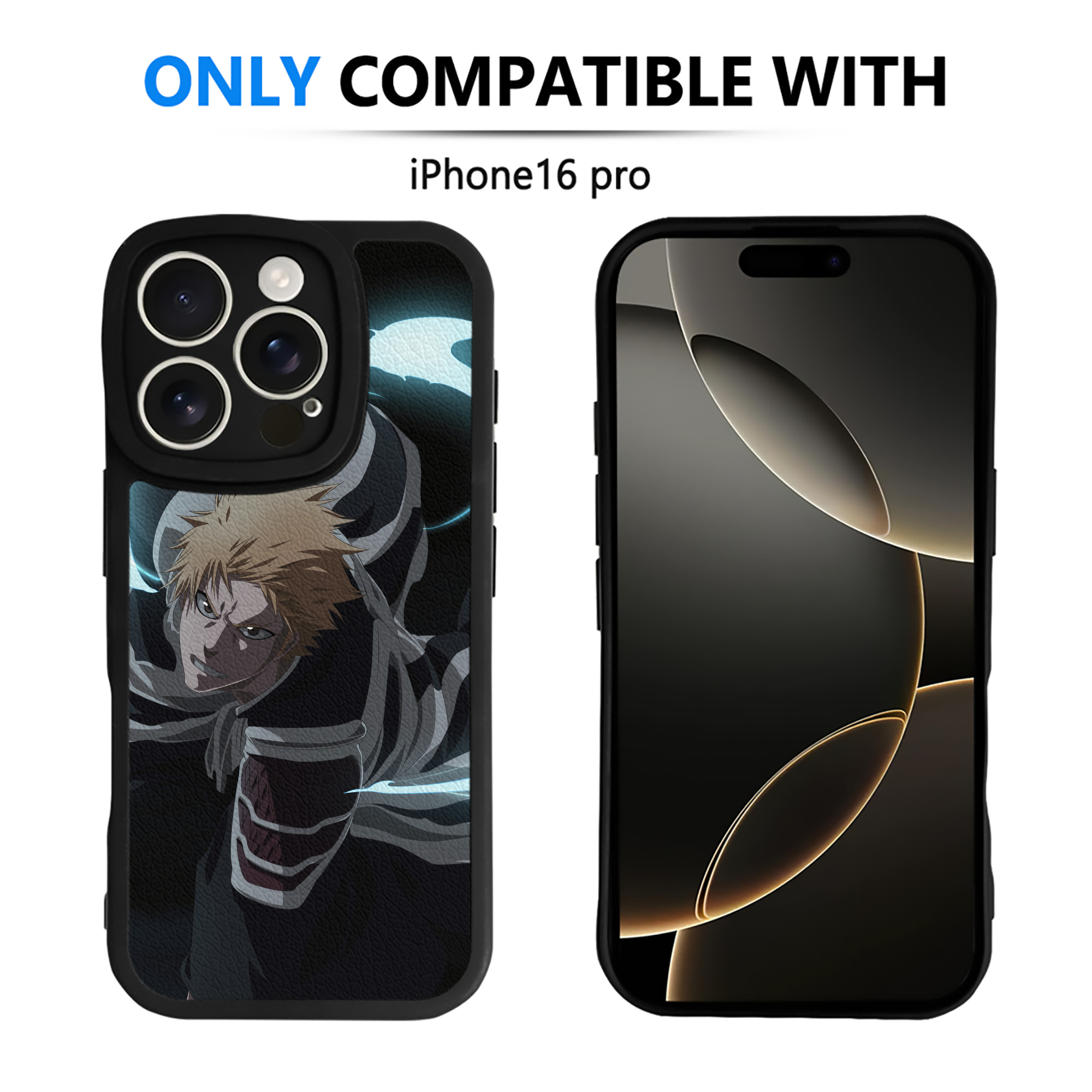 （画像用） ブリーチ BLEACH 【iPhone 16シリーズ対応】シリコンスマホケース（レザー調） 材質：シリコン